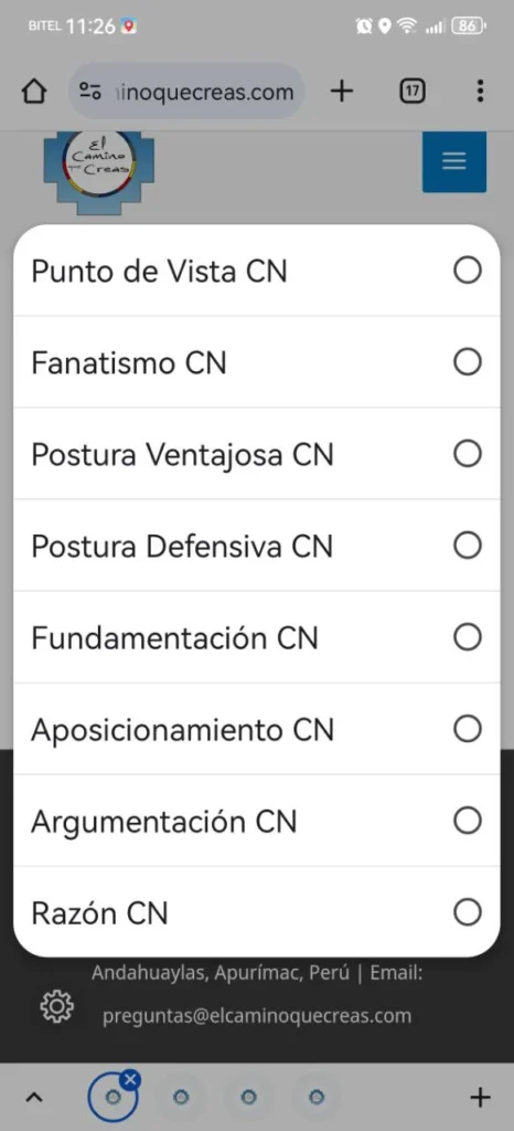 Sentido de los Informes